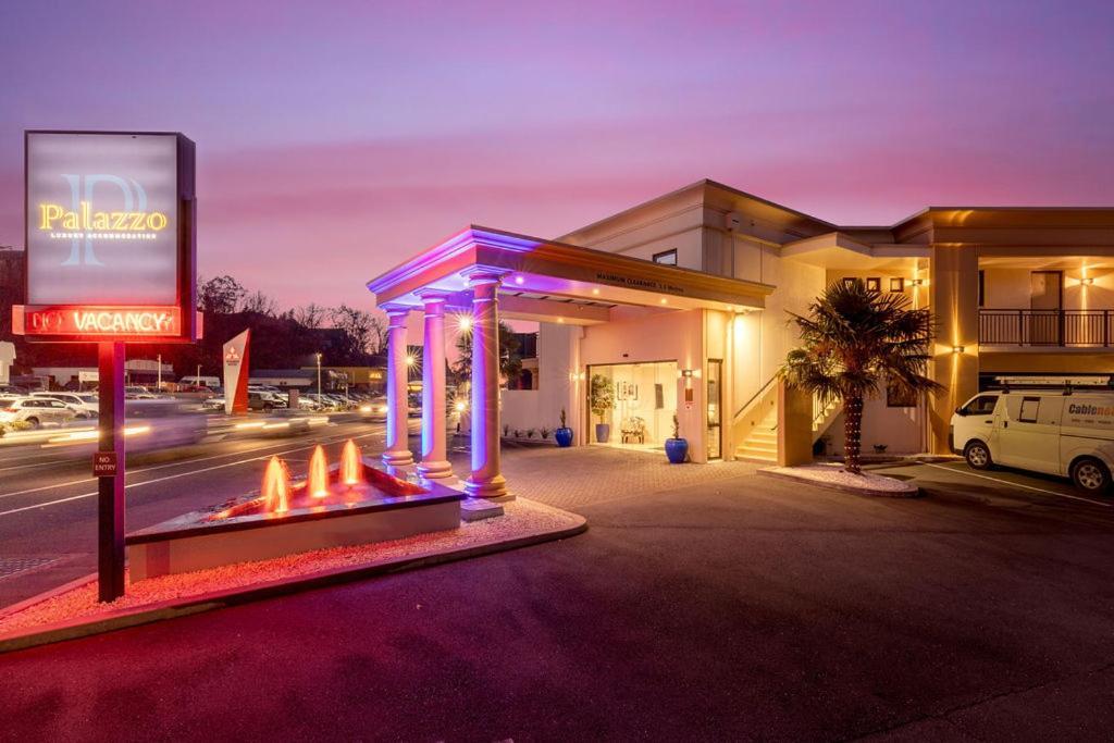 Palazzo Motor Lodge Nelson Luaran gambar Entrance to the hotel